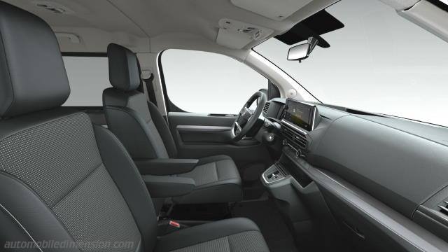 Interior detail of the Opel Zafira XL