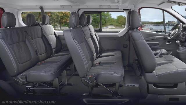 Interior detail of the Renault Grand Trafic Combi