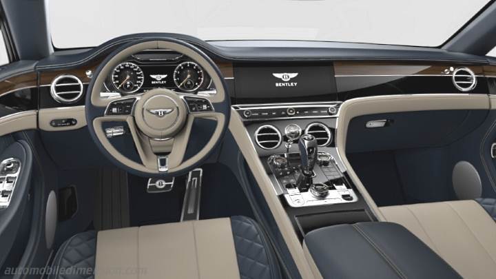 Bentley Continental GT 2018 dashboard